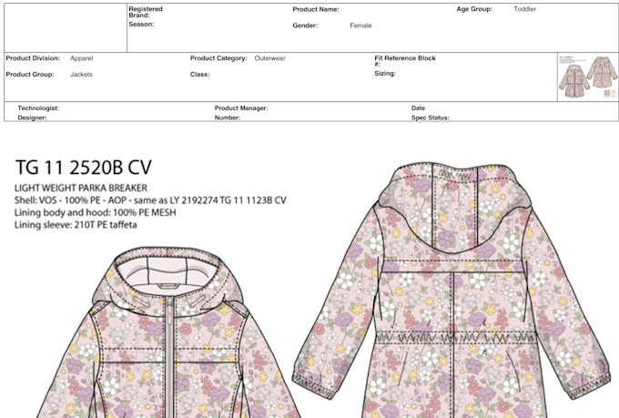create digital sewing patterns from your design concept